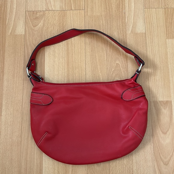 Like new - Nine West Red Hobo Bag 13” W by 9” Long - Picture 2 of 6